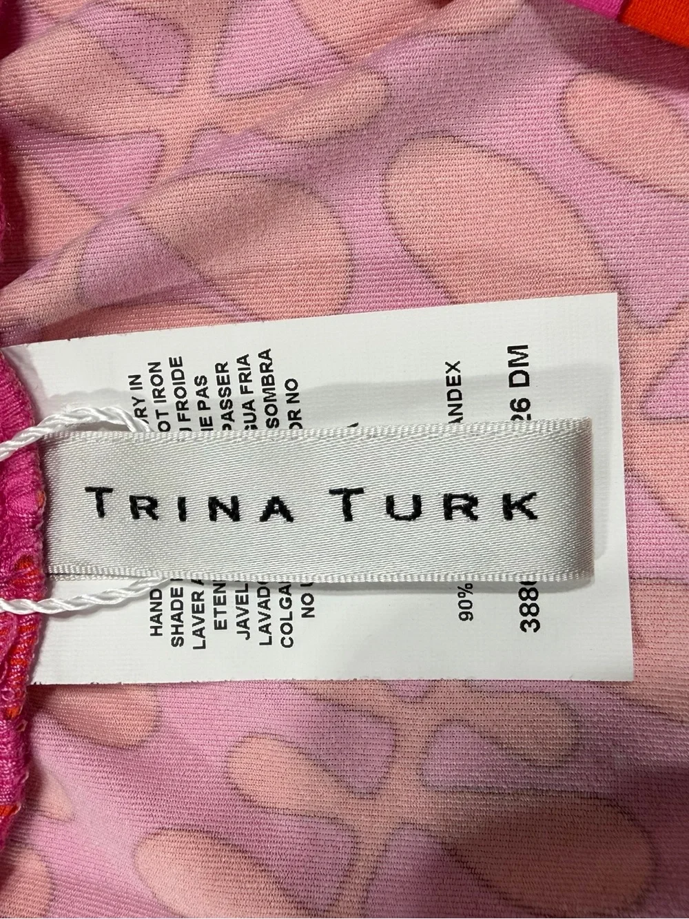 Trina Turk Trellis V-Neck Tunic Swim Cover Up M NWT
